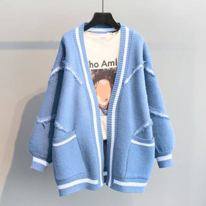 Ladies oversized knit cardigan Lune London