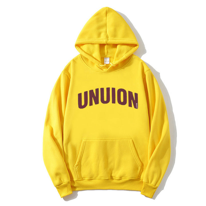 Women's hoodie with modern lettering Chic & Stil 1772612799