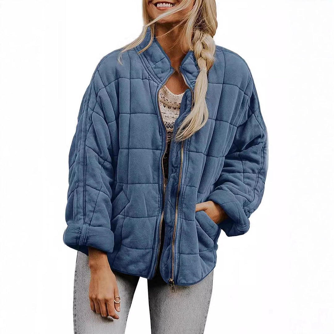 Ladies plus size quilted jacket Lune London