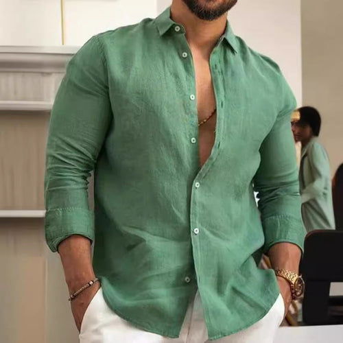 Men's Lightweight Linen Shirt Amarae