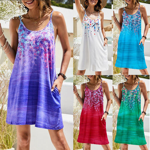Lightweight summer dress for women with floral print and comfortable fit Amarae