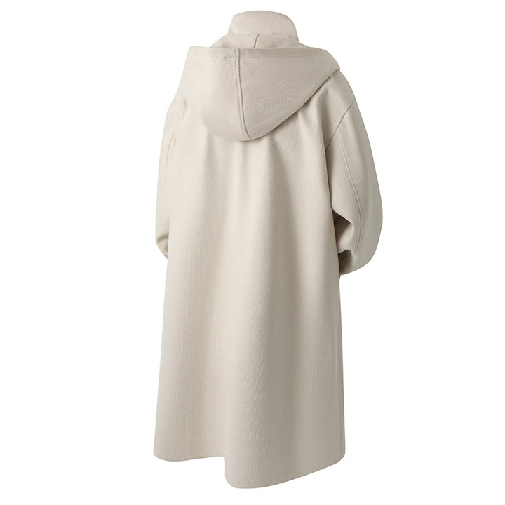 Women transition jacket with hood and structured design Lune London
