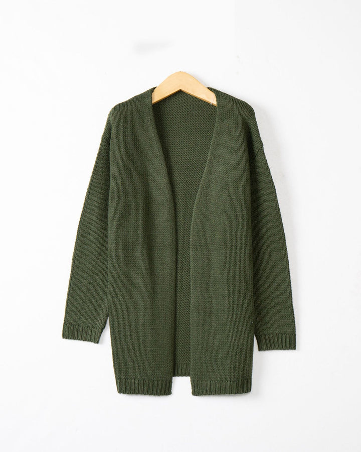 Ladies Open Knit Vest with Relaxed Fit and Pockets Lune London