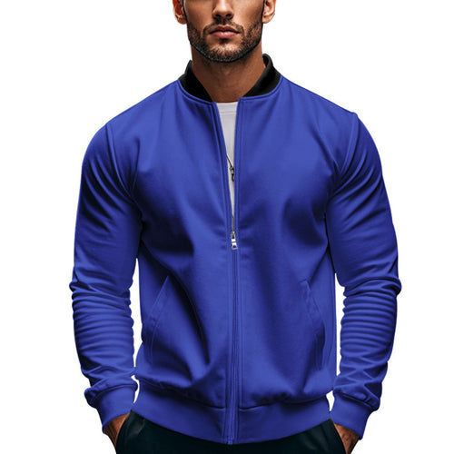 Sporty bomber jacket for men with practical pockets Amarae