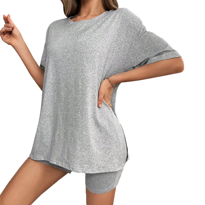 Ensemble de loisirs décontracté pour femmes avec t-shirt oversized et shorts Chic & Stil