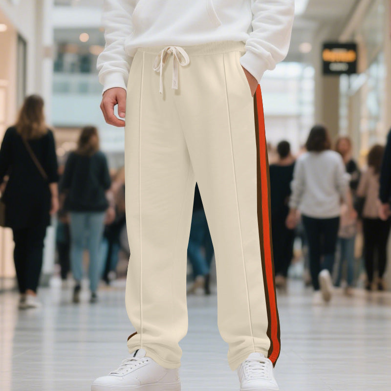 Men's sports pants with contrast stripes on the sides Lune London