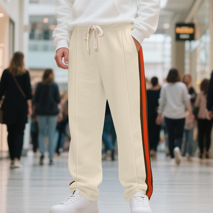Men's sports pants with contrast stripes on the sides Lune London