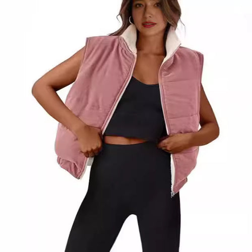 Ladies quilted vest with soft interior Amarae
