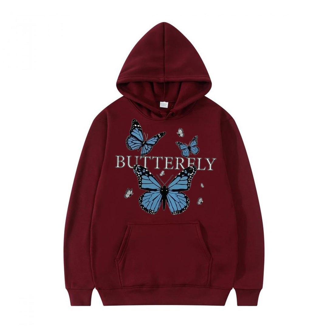 Women's hoodie with butterfly motif Chic & Stil