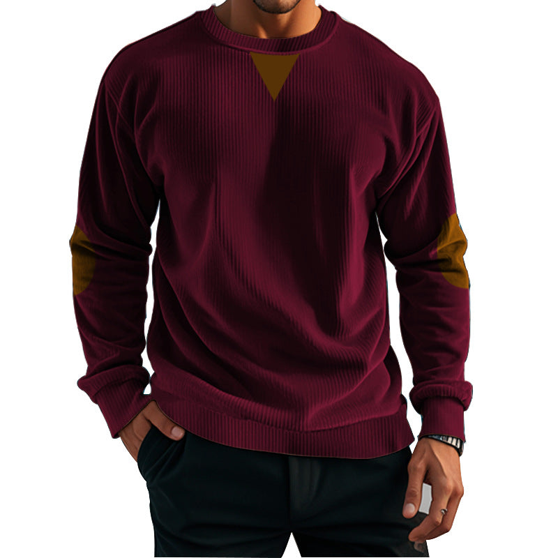 Comfortable fleece pullover for men with Lune London structure