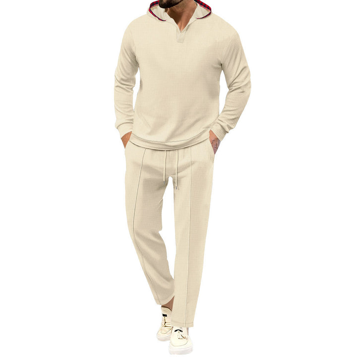Men's comfortable waffle texture leisure suit Amarae