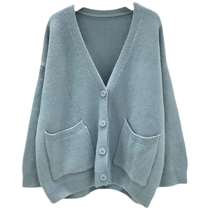 Cardigan en tricot surdimensionné pour femmes avec poches Chic & Stil