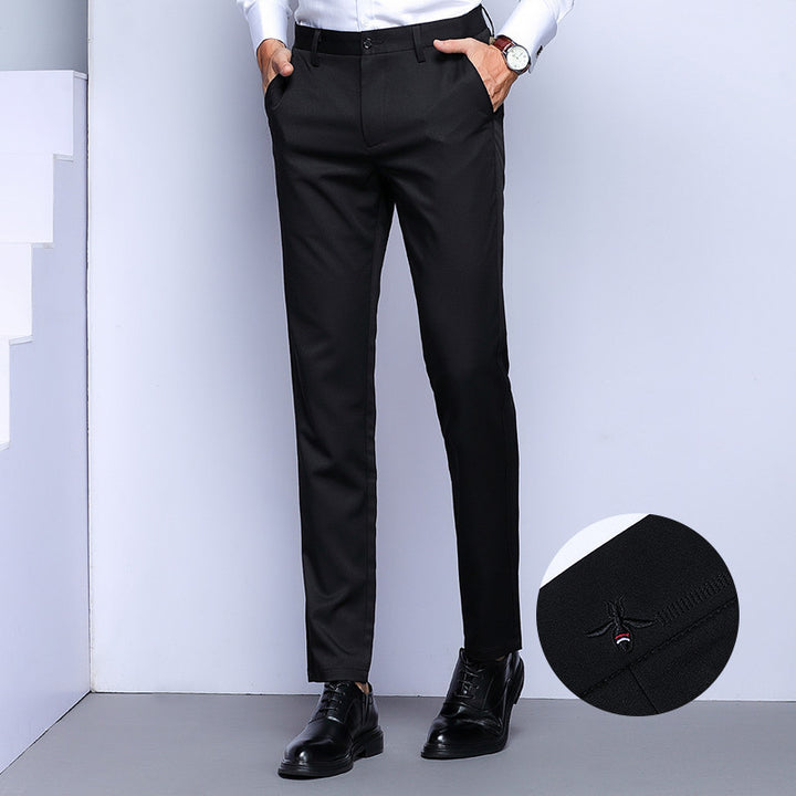 Elegant tailored suit trousers for men with a slim fit and practical pockets Amarae