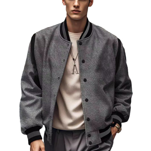 Men's bomber jacket with contrasting sleeves Amarae