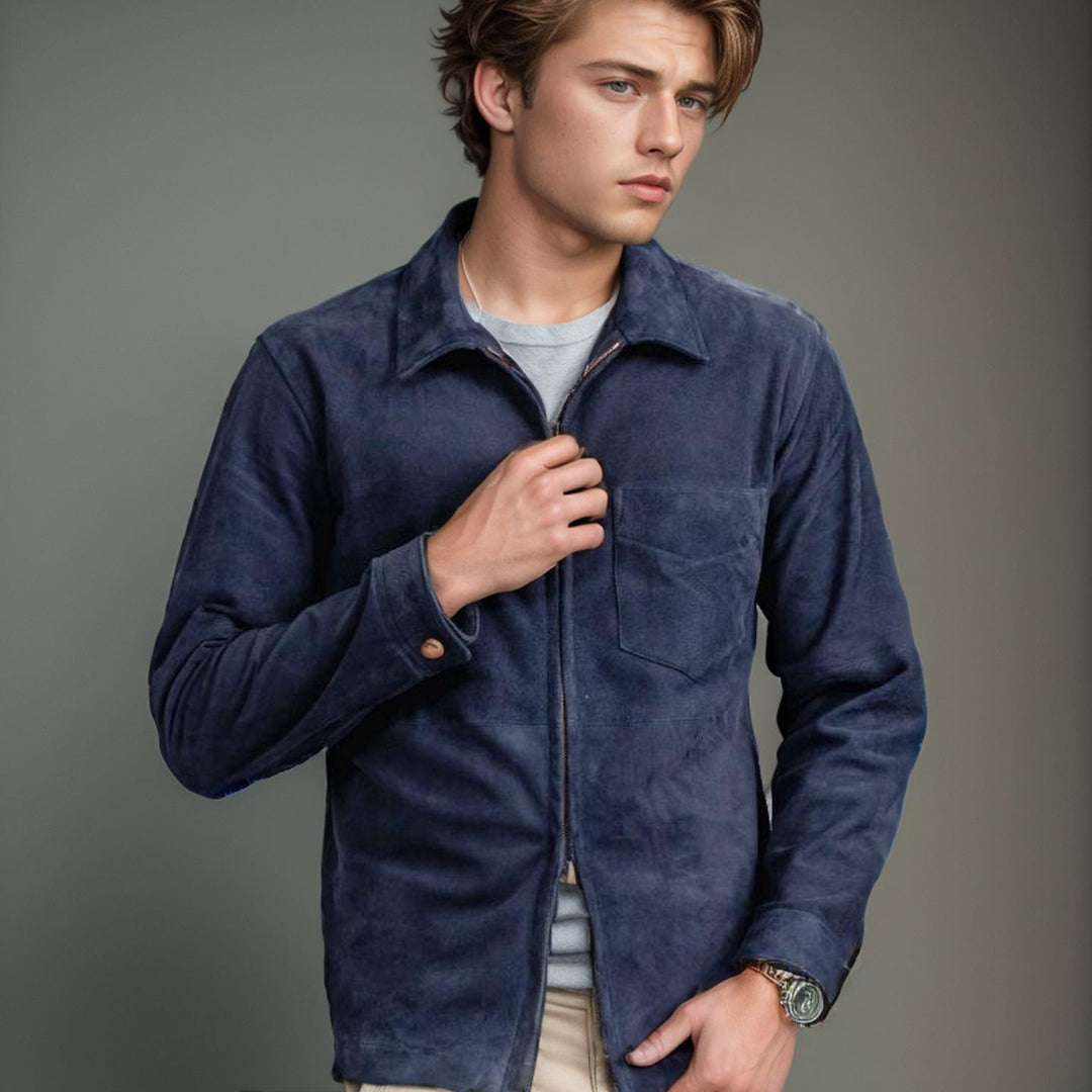 Softshell jacket for men with stand-up collar Amarae