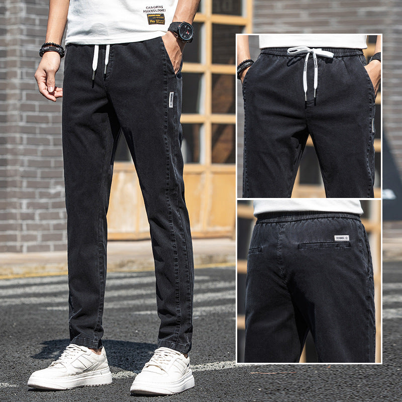 Casual utility pants for men with adjustable waist Lune London