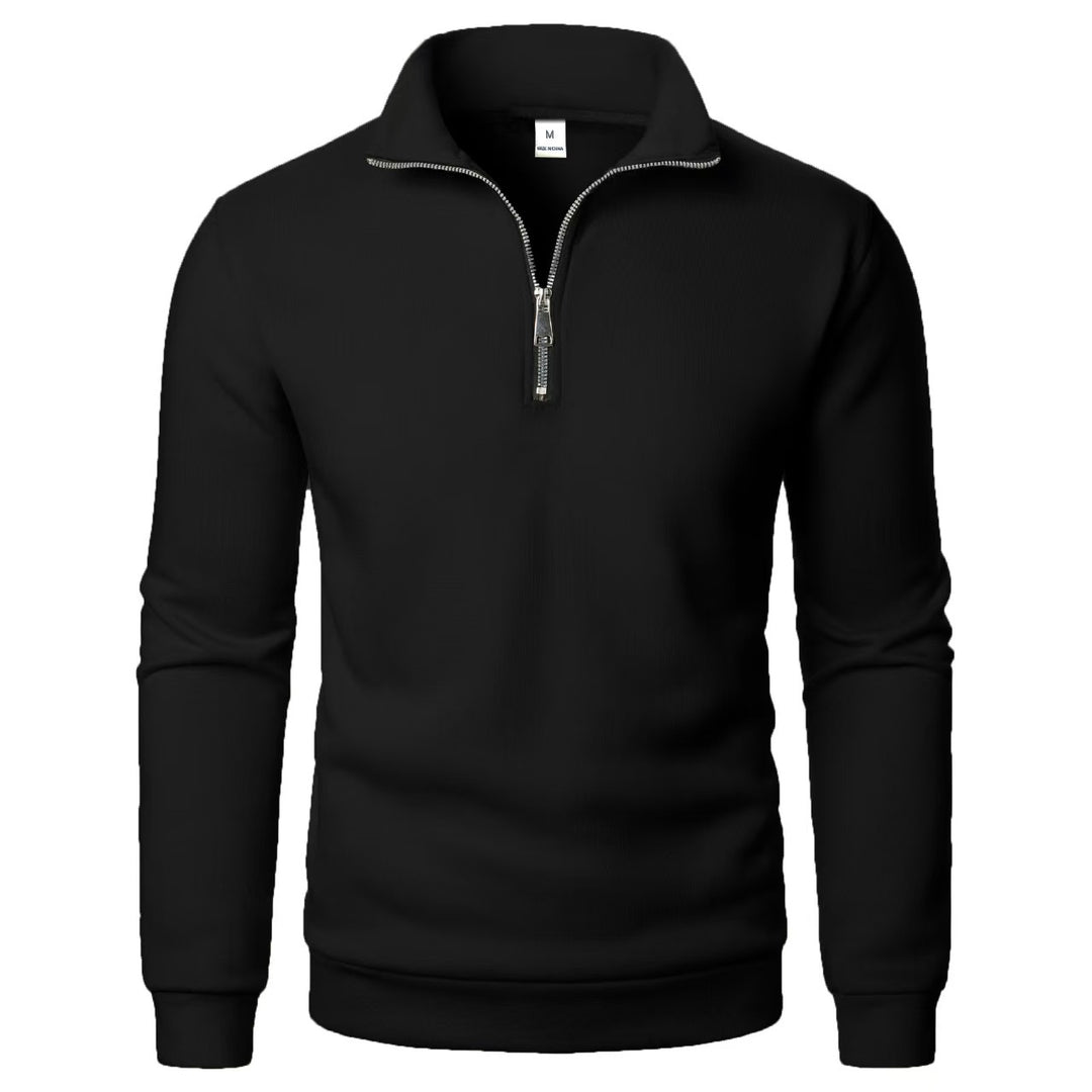 Men's sweatshirt with zipper and modern stand-up collar Chic & Stil