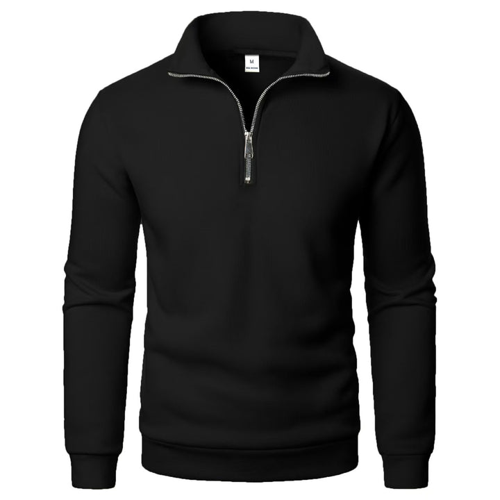 Men's sweatshirt with zipper and modern stand-up collar Chic & Stil