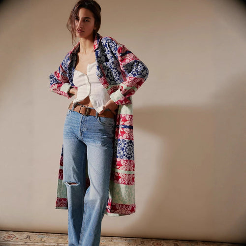 Amarae Women's Cotton Patterned Shirt
