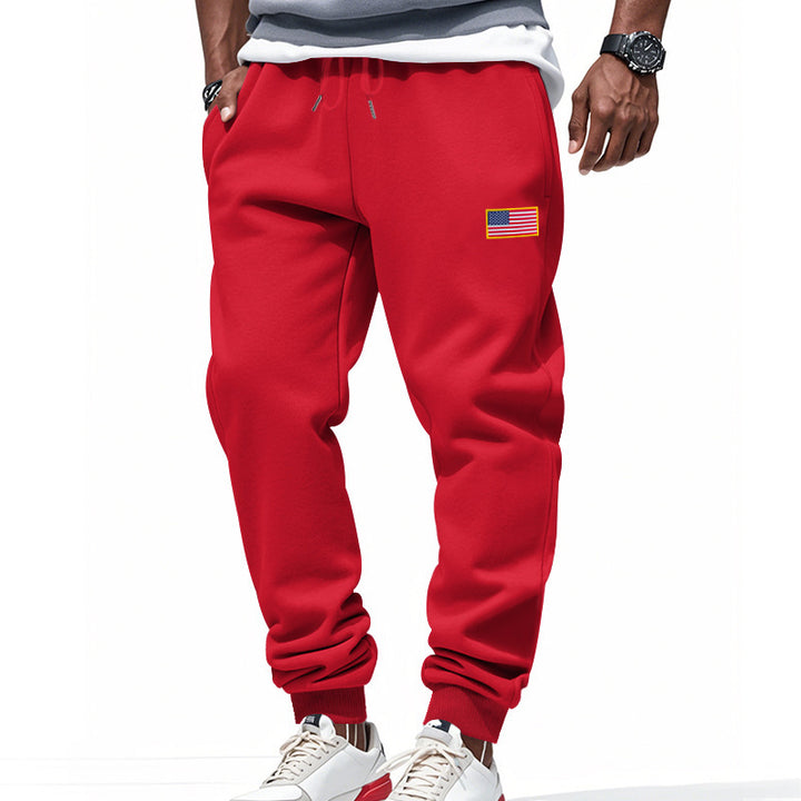 Sport pants for men with elastic waist and practical side pockets Lune London