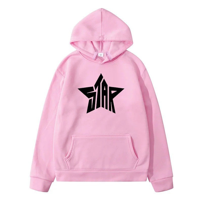 Women's hoodie with stylish star motif Chic & Stil