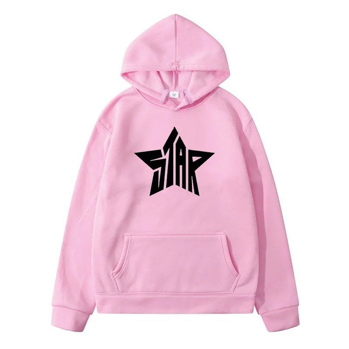 Women's hoodie with stylish star motif Chic & Stil