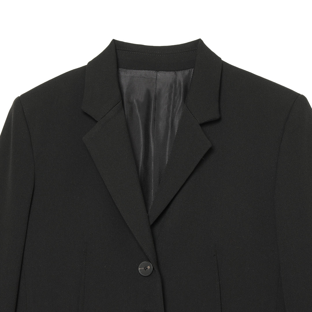 Women's High-Waisted Suit Pants with Crease and Slightly Flared Leg Line Amarae
