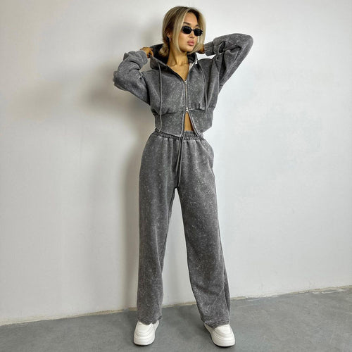 Ladies casual leisure outfit with hood and loose fit Amarae