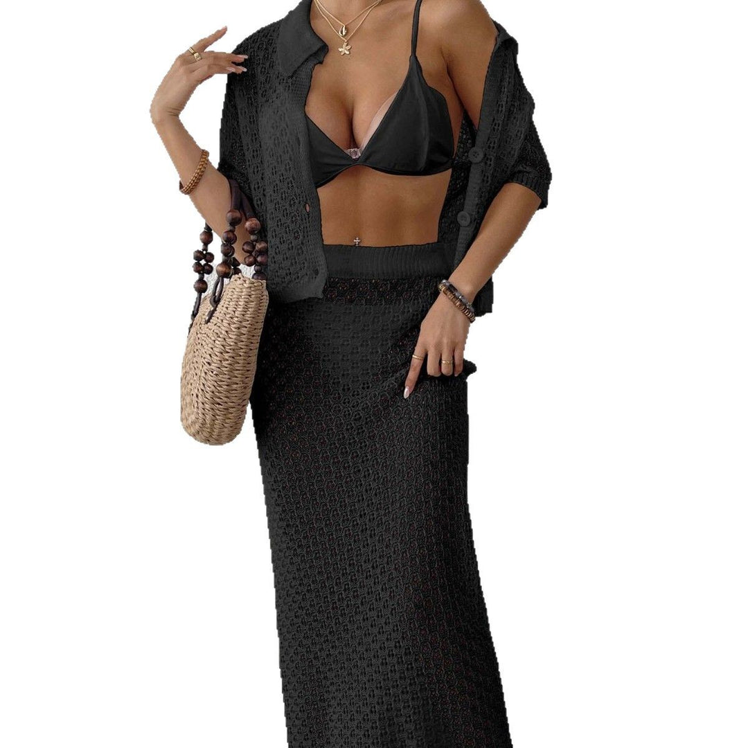 Ladies Chic Two-Piece Crochet and Style