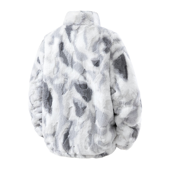 Ladies cozy fleece jacket with high collar Lune London