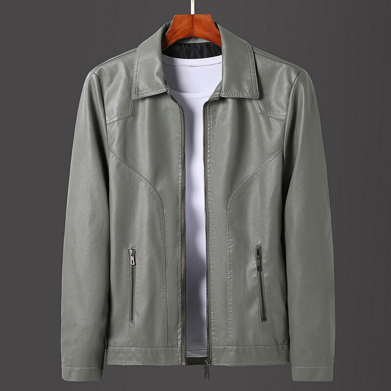 Casual faux leather jacket for men Amarae