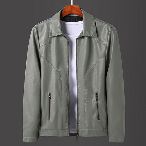Casual faux leather jacket for men Amarae
