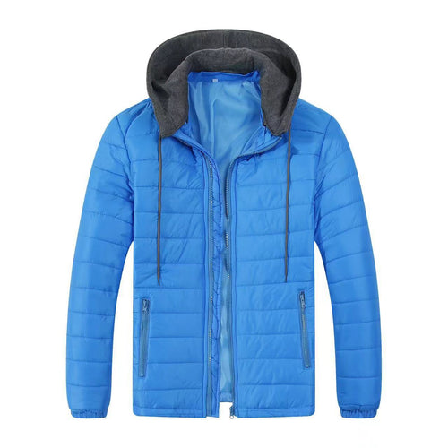 Men's quilted transition jacket with adjustable hood and insulated filling Amarae