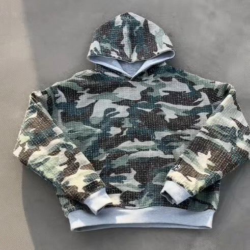 Ladies hoodie with camouflage lining Amarae