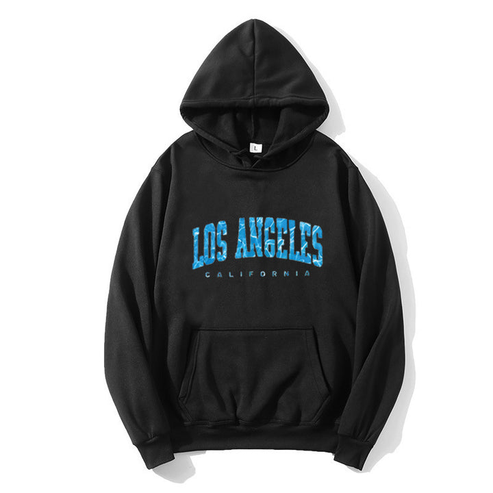 Women's hoodie with striking Los Angeles lettering Chic & Stil