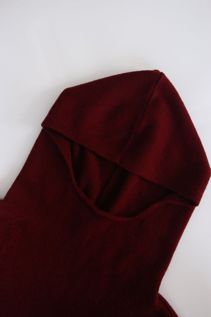 Pull en maille confortable pour femme avec capuche Chic & Stil