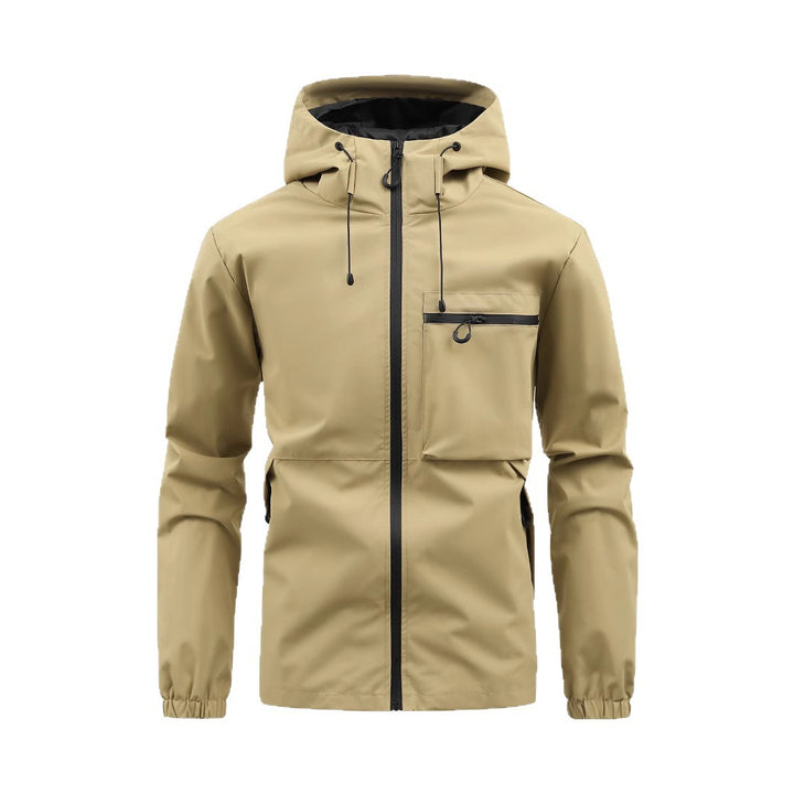 Waterproof leisure jacket for men with adjustable hood Amarae