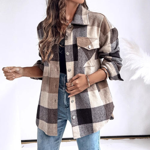 Amarae Checked Design Women's Transition Jacket