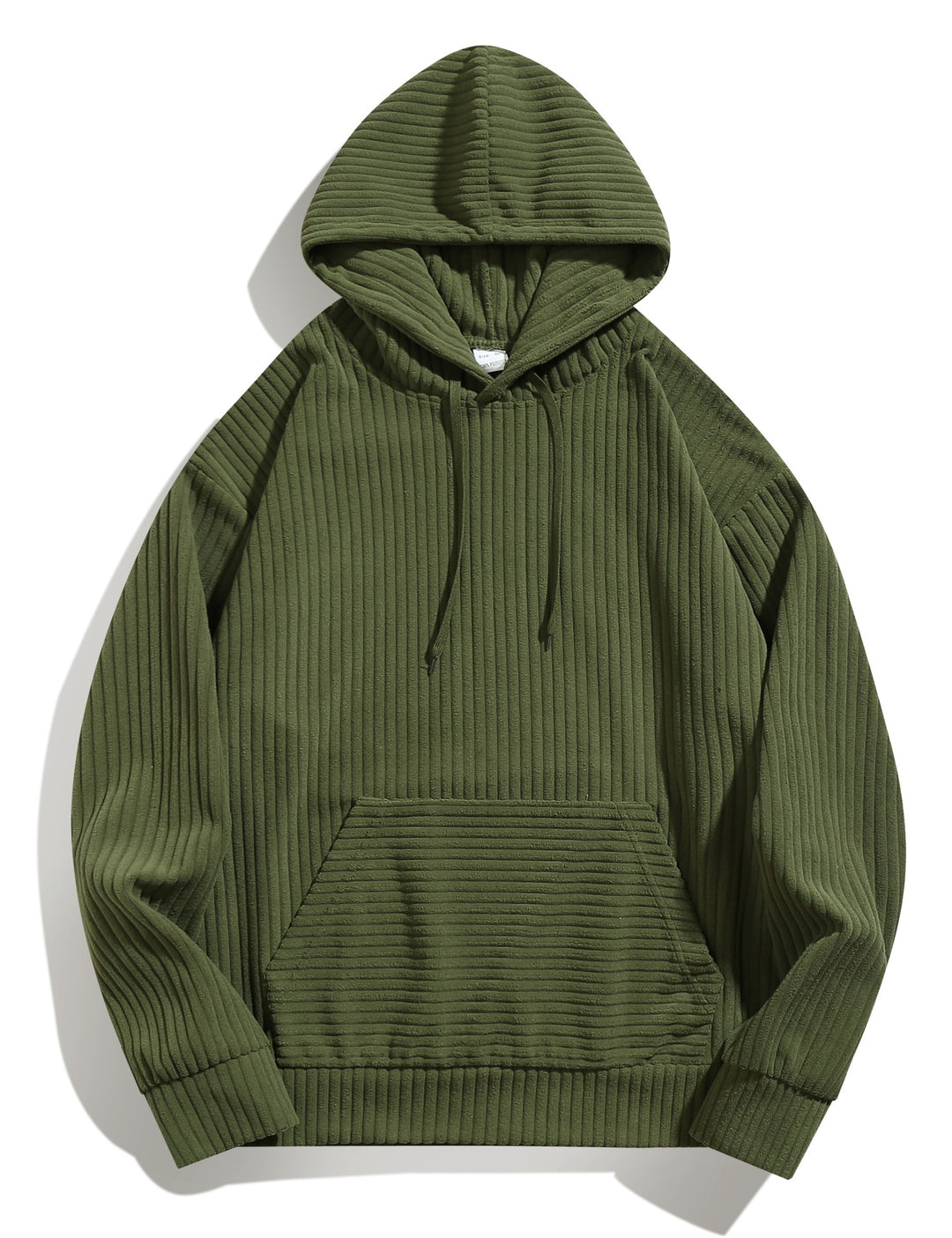 Casual hooded sweatshirt for men with ribbed design and practical pockets Lune London