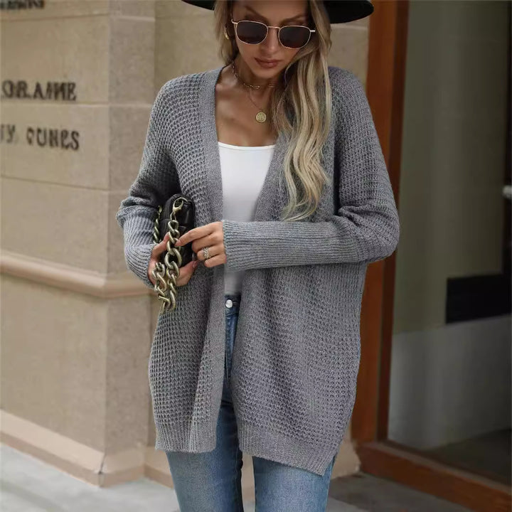 Lady cardigan with open front and relaxed fit Lune London