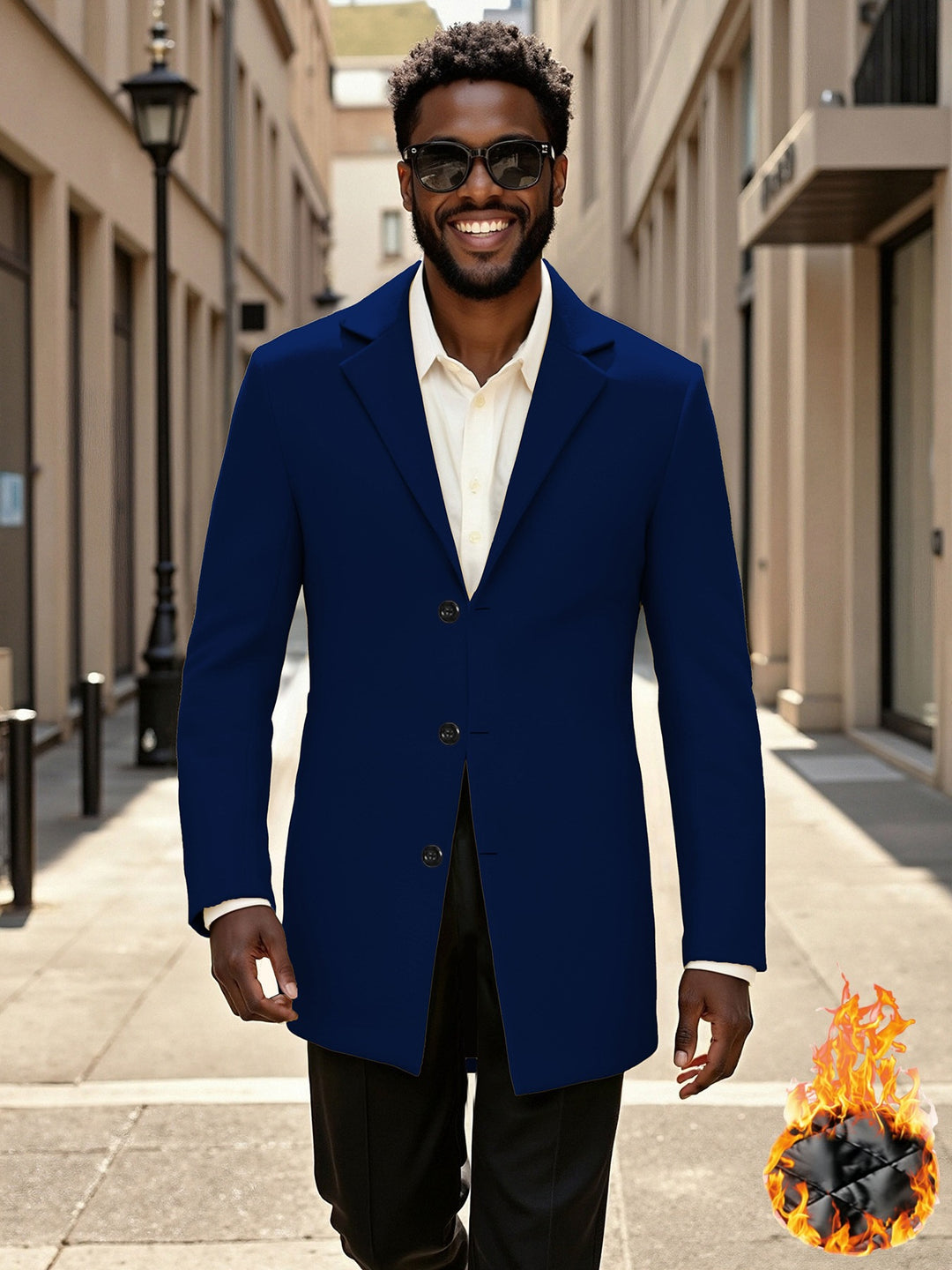 Elegant and stylish long coat for men Lune London