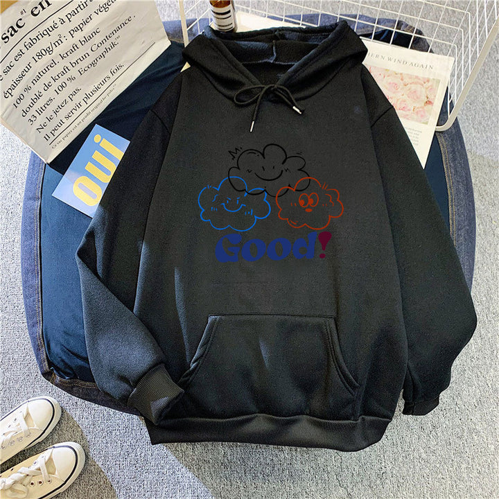 Women's hoodie with creative cartoon design and comfortable fit Chic & Stil