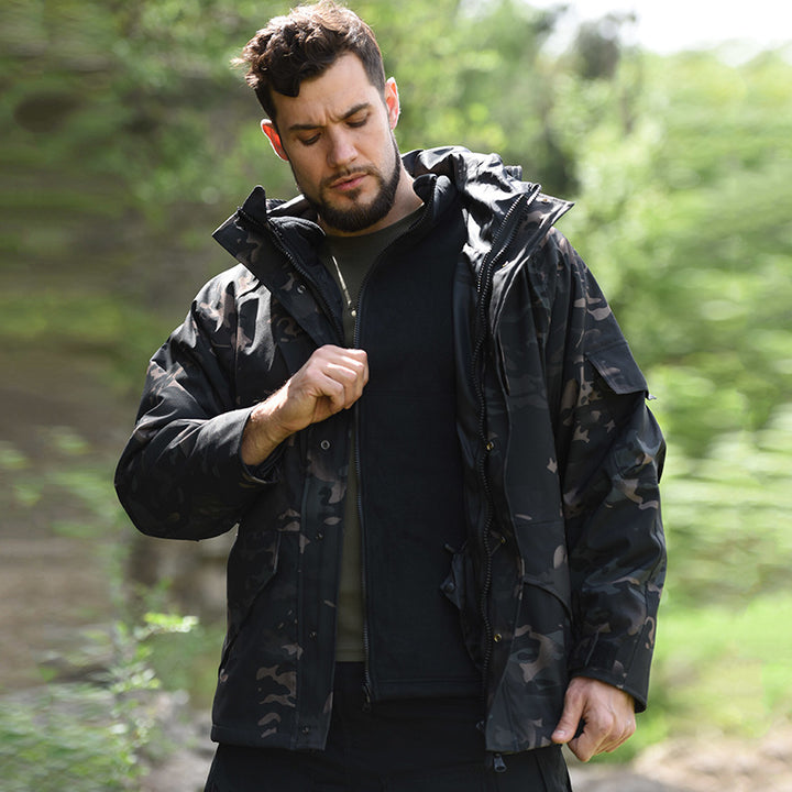 Waterproof camouflage jacket for men Lune London