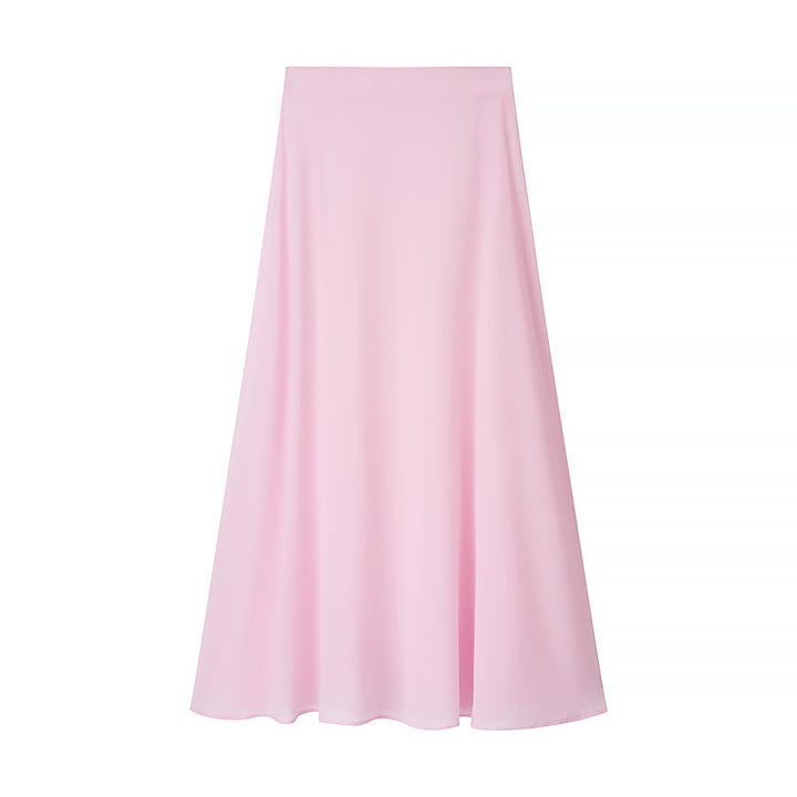 Jupe midi élégante pour femmes en tissu fluide Chic & Stil