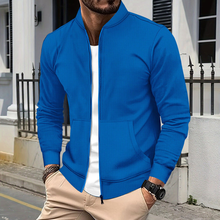 Sport leisure jacket for men with zipper and practical pockets Lune London