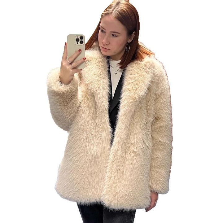 Faux fur coat for women Lune London