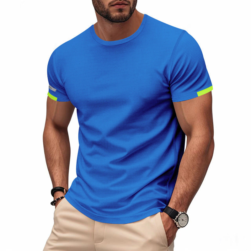 Men's sports T-shirt in breathable fabric with reflective details Lune London