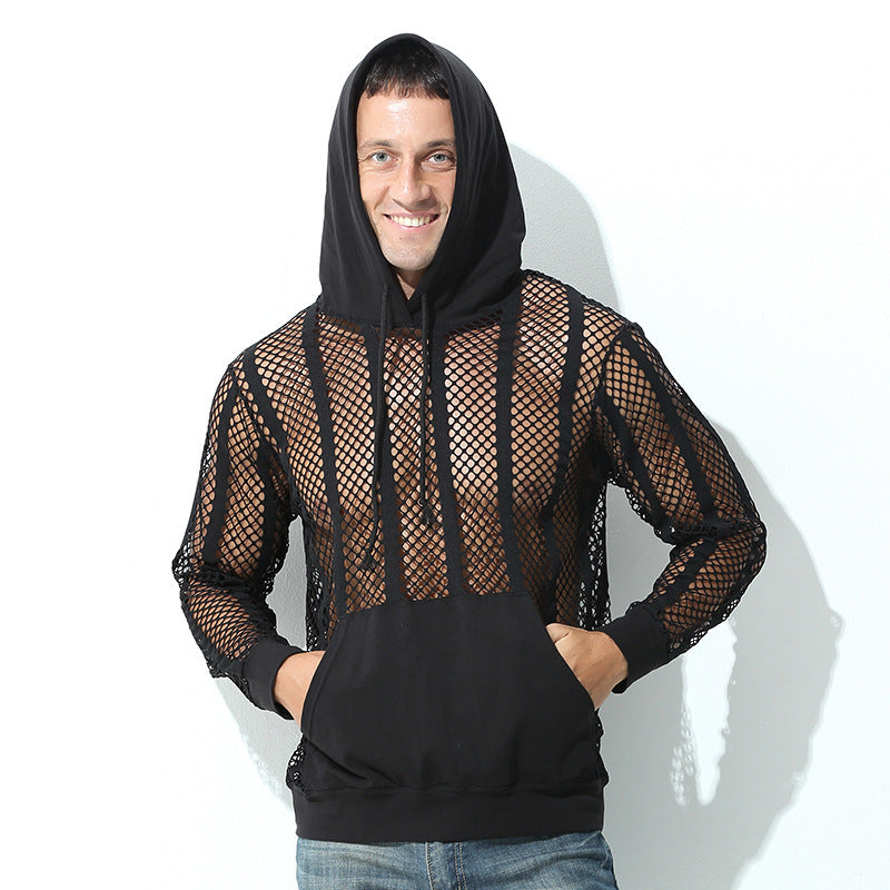 Sporty women's hoodie with breathable mesh from Lune London