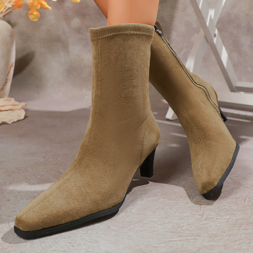 Fashion boots for ladies with elegant edge and pointed toe Amarae