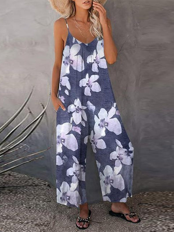 Ladies Airy Summer Overalls with Wide Legs and Practical Pockets Lune London